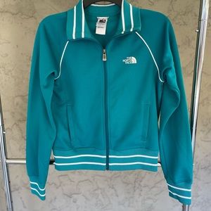 North Face vintage teal bomber jacket. Size: small